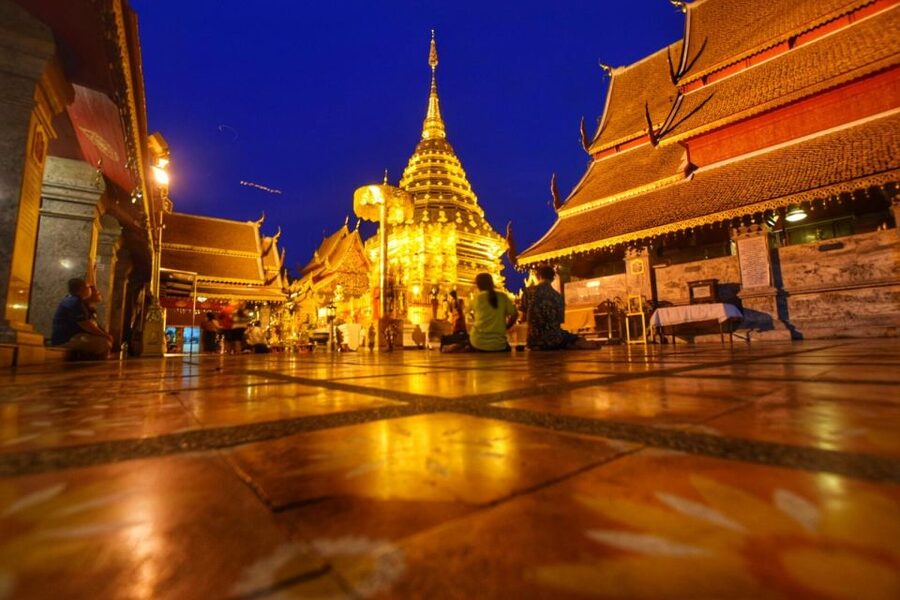Chiang Mai: Doi Suthep & Wat Umong Twilight Tour with Pickup - The monk ceremony moment that makes it feel alive