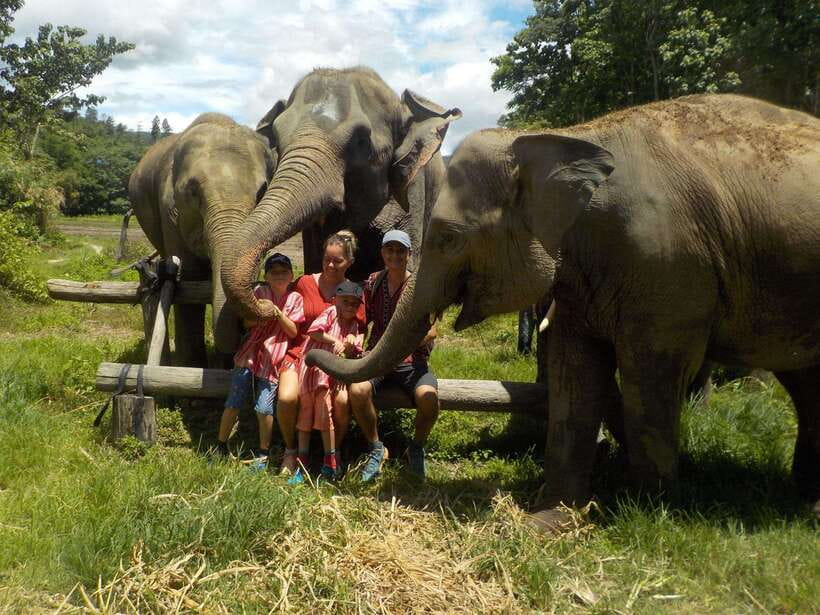 Chiang Mai: Elephant Sanctuary Local Hill Tribe Caretakers - Key things I’d circle on your plan