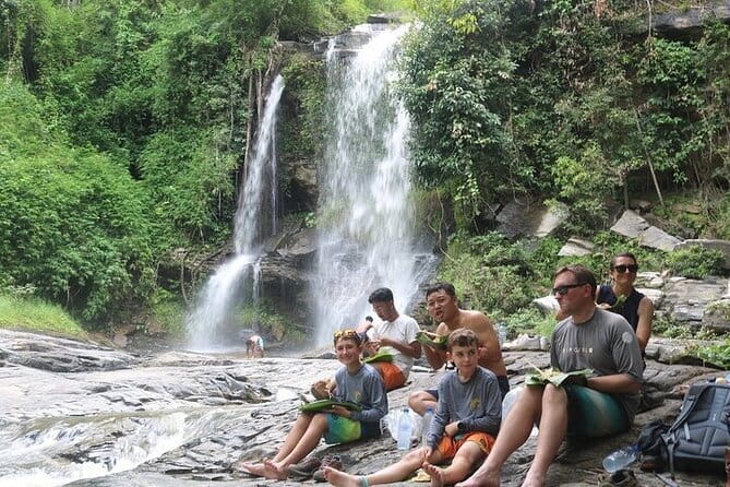 Chiang Mai Elephant Sanctuary Observation and Bamboo Rafting - Mae Win bamboo rafting on the Wang River