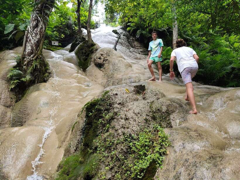 Chiang Mai: Elephants, Sticky Waterfalls, Market and Temple - Bua Thong Sticky Waterfalls: Wet Rocks, Spider Steps, And How To Prepare