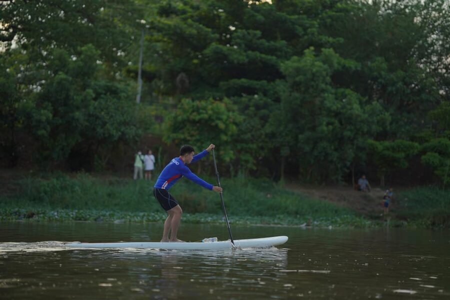 Chiang Mai:Explore kayaking through Mae Ping River on sunset - The bridges and birds part of the river show
