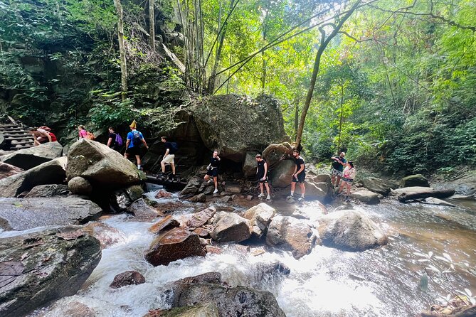 Chiang Mai: Full-Day Jungle Trek, Tubing & Waterfall Adventure - The morning trek: stream steps, bamboo groves, and guide Nine