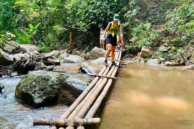 Chiang Mai: Full-Day Jungle Trek, Tubing & Waterfall Adventure - Mae Taeng country, plus an easy start from your hotel
