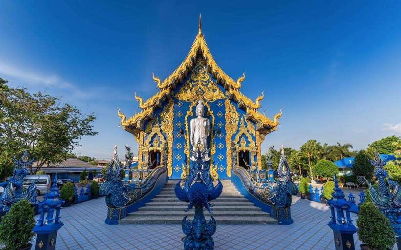 Chiang Mai: Lalita Cafe & White, Blue, Big Buddha Temples - Mae Kachan Hot Spring stop, short and useful if you want a reset