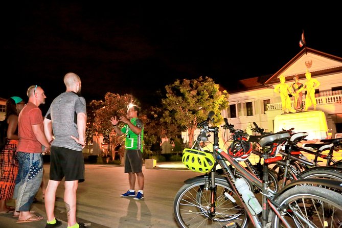 Chiang Mai Night Bike Tour - The ride to Tha Phae and the story behind the east side
