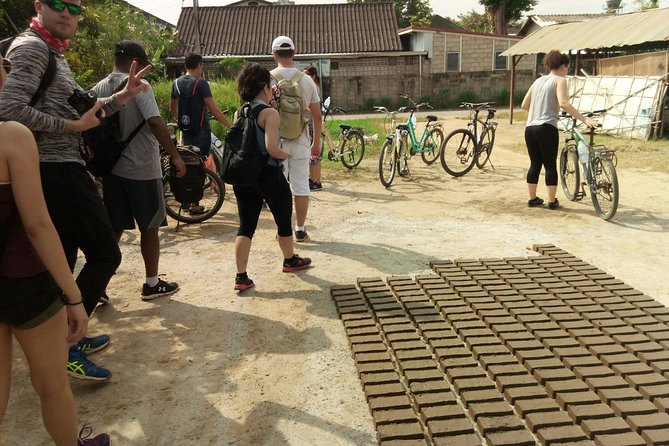 Chiang Mai Paradise Full-Day Cycling Adventure Tour - Temple paper garlands, farming lessons, and mushroom cultivation talk