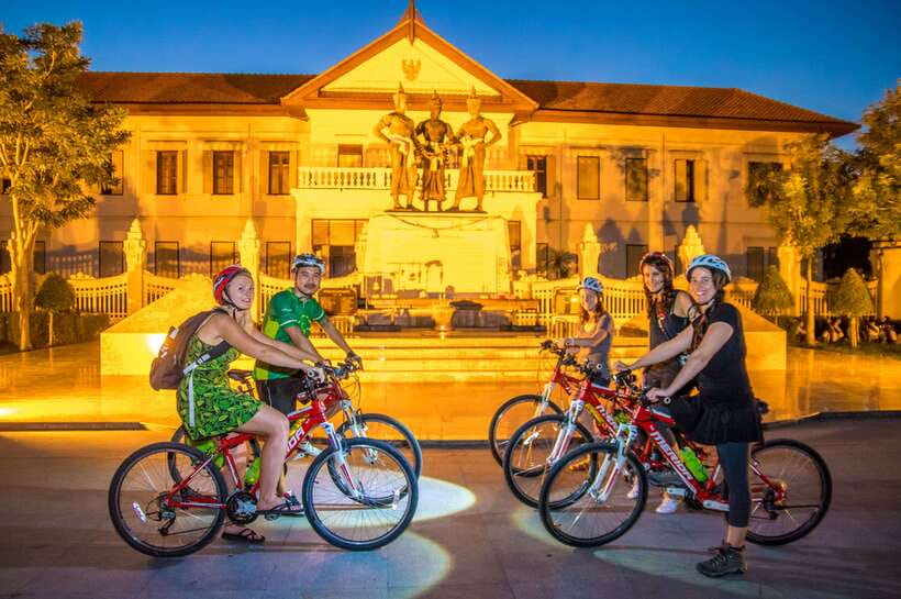 Chiang Mai: Private Historic Old City Bike Tour - Night - Tha Phae Gate: Chiang Mai’s old trading entrance