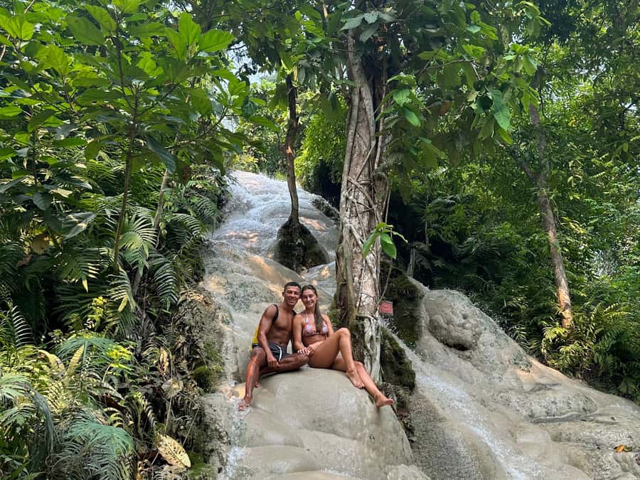 Chiang Mai : Sticky waterfall (Half Day Tour) Hotel Transfer - At the waterfall: climbing, water year-round, and what “sticky” means
