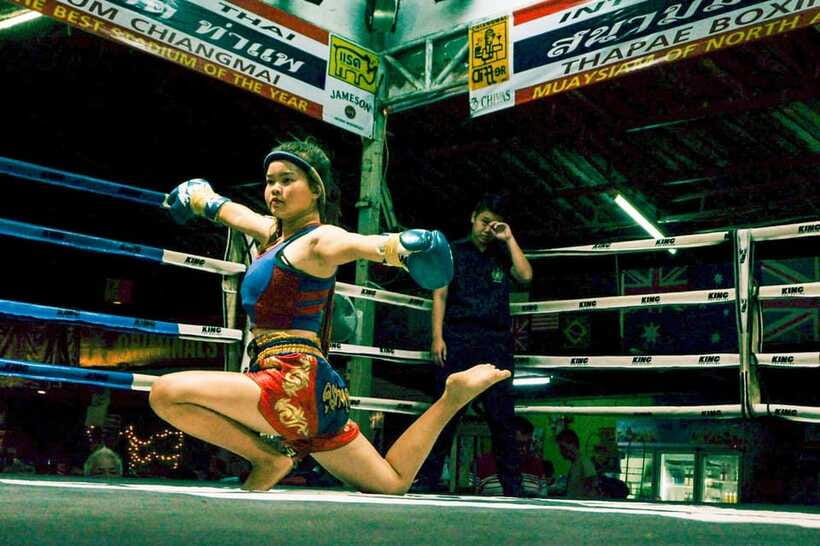 Chiang Mai: Thaphae Boxing Stadium Muay Thai - How Muay Thai looks when you focus on feet, elbows, and knees