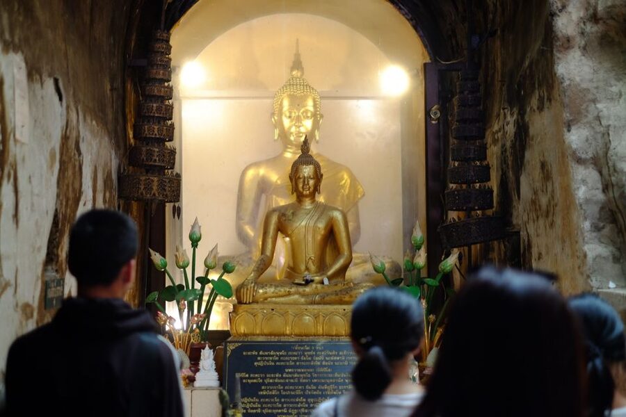 Chiang Mai: Wat Umong & Doi Suthep Half Day Tour - Climbing the naga stairway at Wat Phra That Doi Suthep