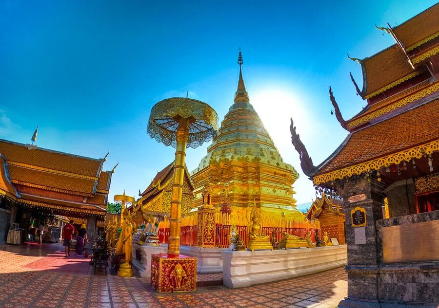 Chiang Mai: Wat Umong & Doi Suthep Half Day Tour - The Buddha tunnel, broken sculptures, and library-museum moments