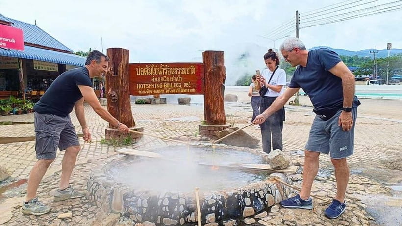 Chiang Mai: White and Blue Temples and Lalita Cafe - Lalita Café, flower gardens, and waterfalls for a change of pace