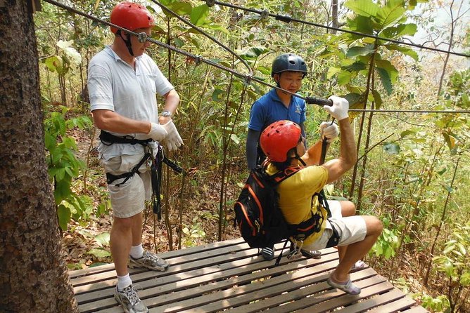 Chiang Mai Zipline White Water Rafting and Elephant Sanctuary - Price and value for $154.88 per person