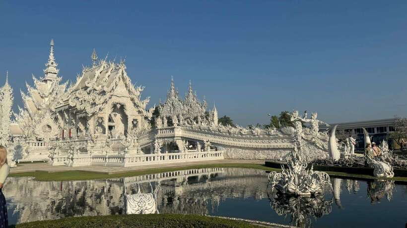 Chiang Rai: City Highlights One-Day Tour with Thai Lunch - Wat Rong Khun and the White Temple interior