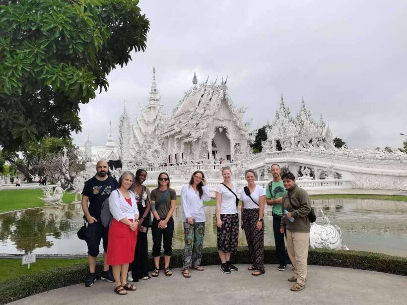 Chiang Rai: City Highlights One-Day Tour with Thai Lunch - Blue Temple blue lines, plus Baan Dam’s dark art