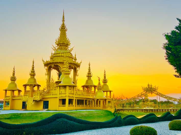 Chiang Rai: Discover 7 Must-See Spots & Lunch Included - White Temple: The Mirror-Glass Wat Rong Khun Moment