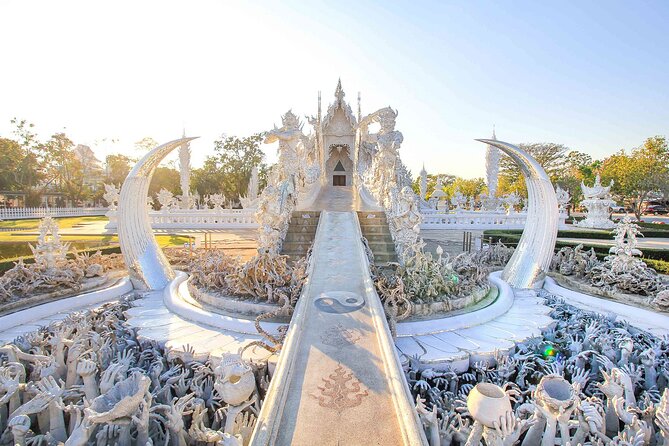 Chiang Rai Full Day Tour with Boat Trip and Longneck Village - Wat Rong Khun (White Temple): Dress Smart, Then Wander