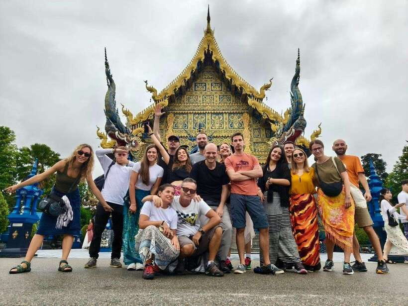 Chiang Rai: Iconic Temples & 7 Major Sites—River View Buffet - Wat Rong Suea Ten, the Blue Tiger Temple and photo-friendly pacing