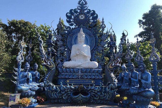 Chiang Rai Temples ( White,Blue )And Doi Suthep Private Day Tour - Wat Rong Seur Ten (Blue Temple): short visit, strong impact