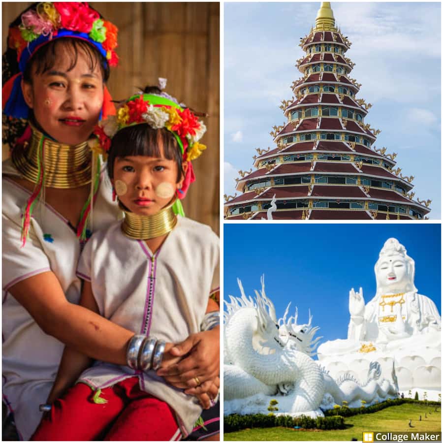 Chiang Rai: White, Blue, Red Temples, Long Neck Tour - Mae Khachan Hot Springs stop: a rest stop with a story