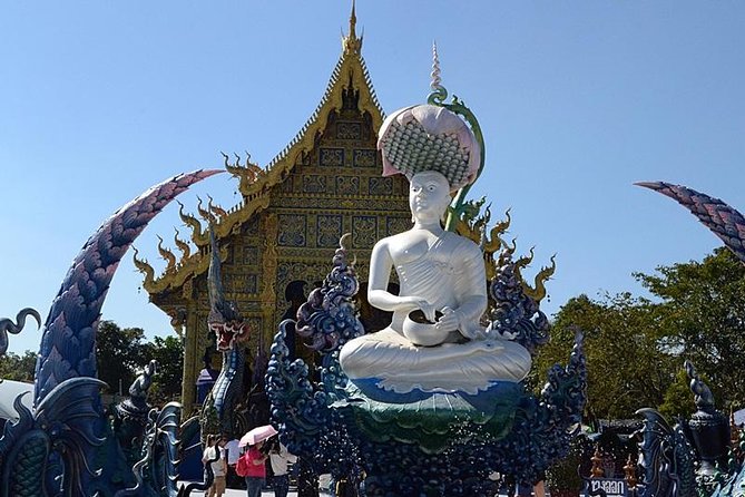 Chiangrai Round Trip Classic Tours 3 Days 2 Nights - Day 3: White Temple, a hot spring break, and Bor Sang umbrellas