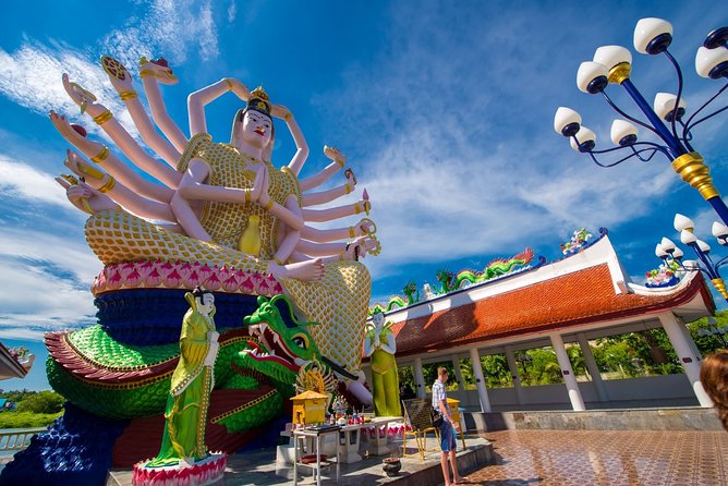 City Tour Around Koh Samui - Wat Plai Laem’s Guanyin pond, murals, and the 18-arm detail