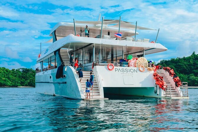 Coral and Racha Islands Luxury Catamaran Experience - Coral Island Stop: Short Beach Time and Snorkeling with Gear Included
