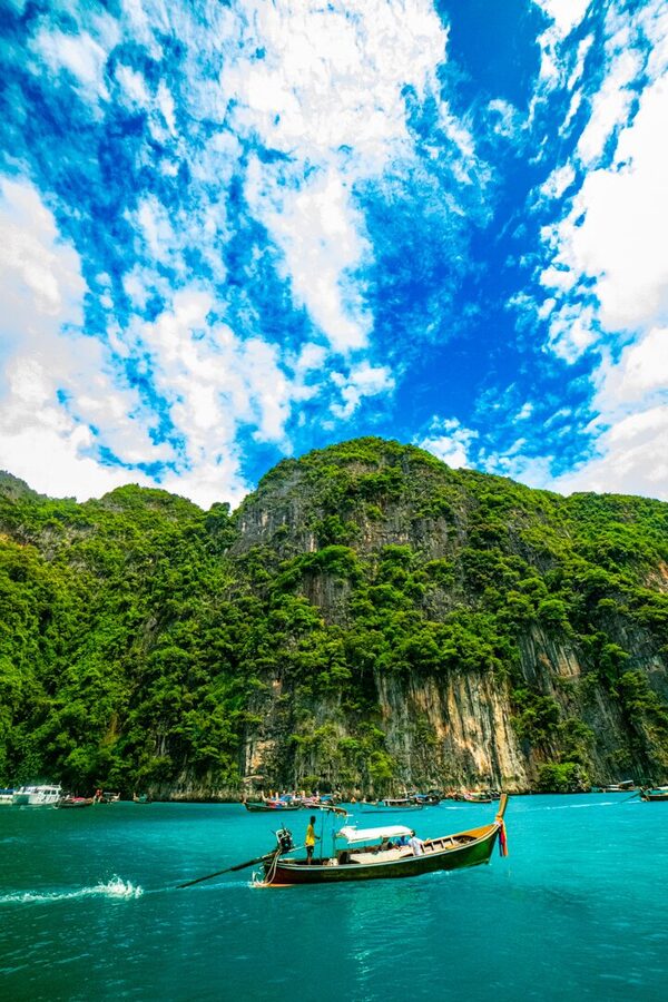 Discover Maya Bay at Dawn: Avoid the Phi Phi Crowds - Pileh Lagoon low tide, Viking Cave, and the cliffside bird story