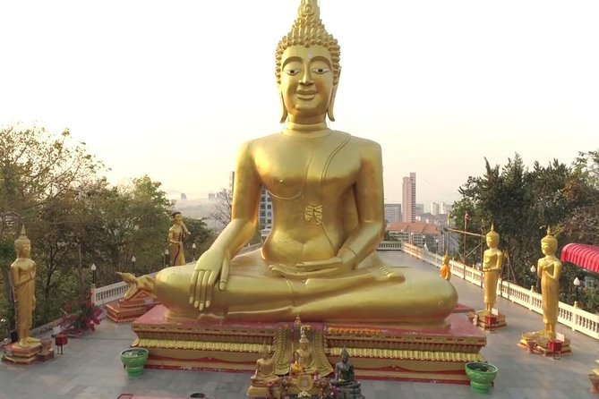 Discover Pattaya City Tour & Floating Market Experience(SHA Plus) - Wat Phra Yai (Big Buddha) and the Pattaya Bay viewpoint feel