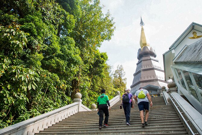 Doi Inthanon National Park Private Tour – Full Day - Stop 3, Doi Inthanon’s highest-point pagodas: Napamatanee Don and Napaphon Bhumisiri