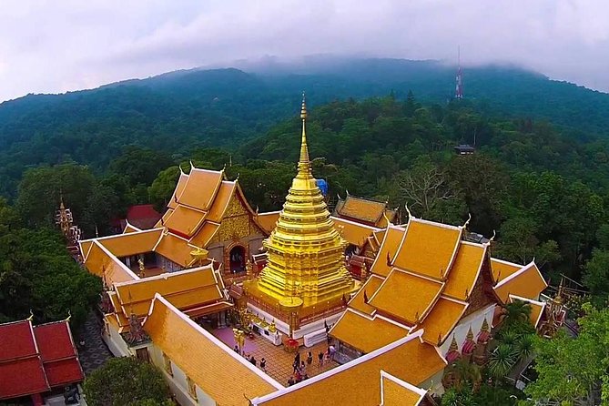 Doi Suthep and Hmong Hilltribe Half Day Tour in Chiang Mai - Wat Phra That Doi Suthep: The 300+ Steps and the Real View