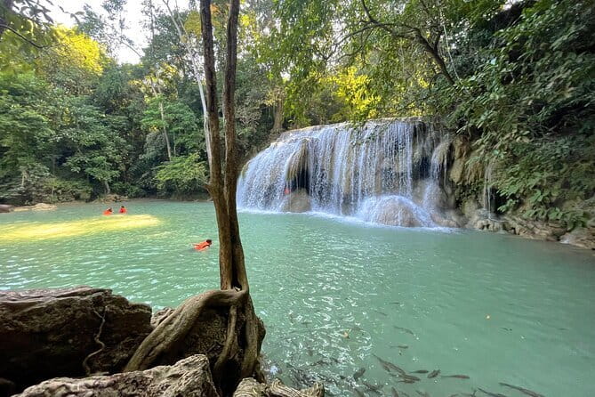 Floating and Railway Markets and Erawan Waterfall (Group Tour) - A 6 am Start, Siam Square Meet-Up, and an MBK Center Finish