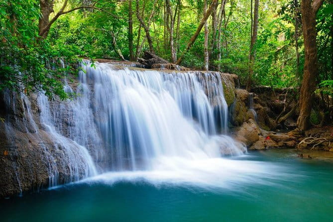 Floating and Railway Markets and Erawan Waterfall (Group Tour) - River Kwai Bridge: Famous by Film and Books, Worth a Walk