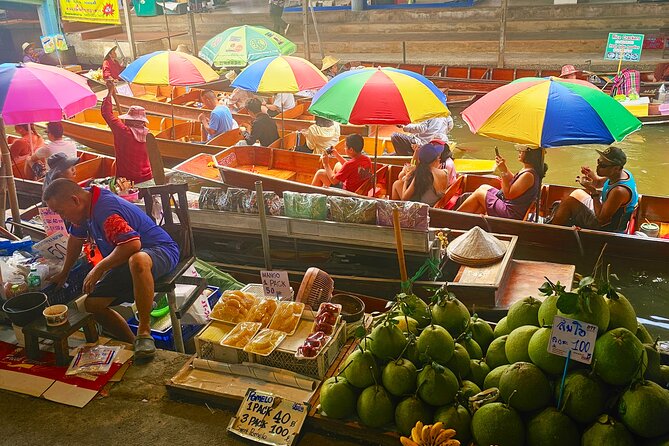 Floating Market & Train Market Private Tour(Premium Service) - Maeklong Railway Market: the train comes close, and the timing matters