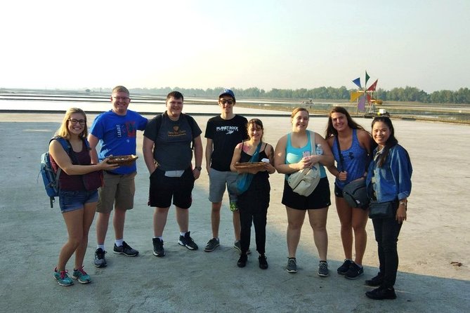 Floating & Railway Market and Coconut Farm Tour [Optional Luxury] - Samut Sakhon salt fields: a quick dose of Thai work, not just scenery