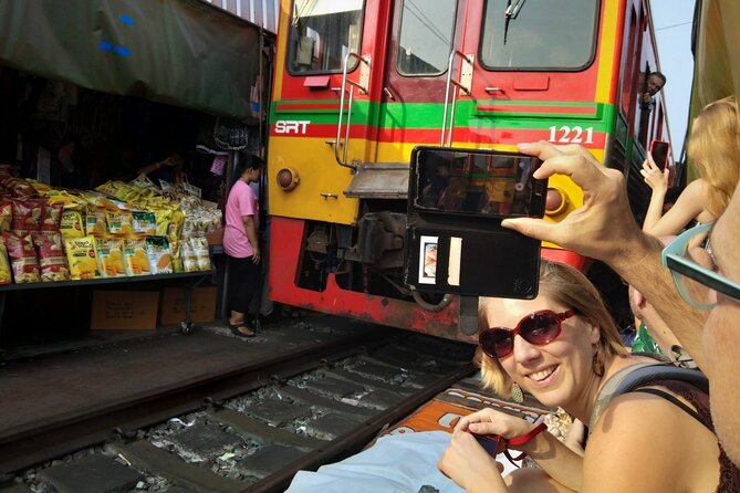 Floating & Railway Markets (Optional Mangrove Visit) Private Tour - Mae Klong railway market (Hoop Rom Market): the train moment you can plan for