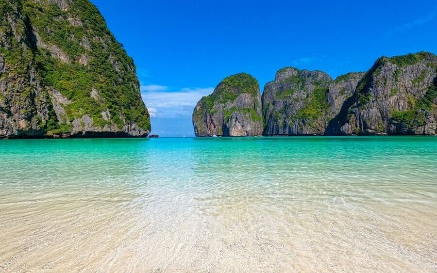 From Ao Nang: Phi Phi Islands Day Tour by Boat with Lunch - Viking Cave and Monkey Beach: quick scenic stops that keep the day moving