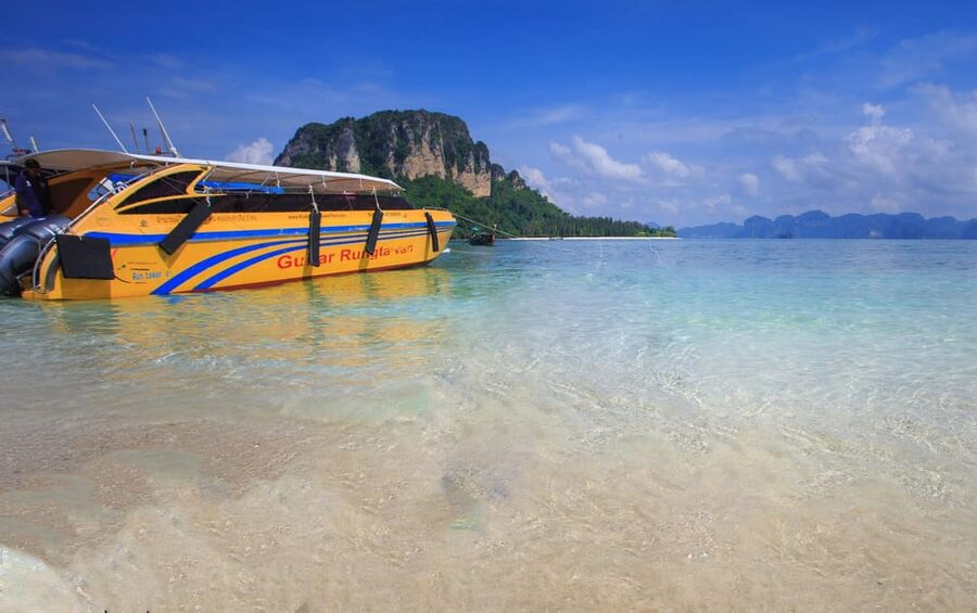 From Aonang: 4 Islands one day tour with Lunch - The Speedboat Ride: Fun, Fast, and Not for Everyone
