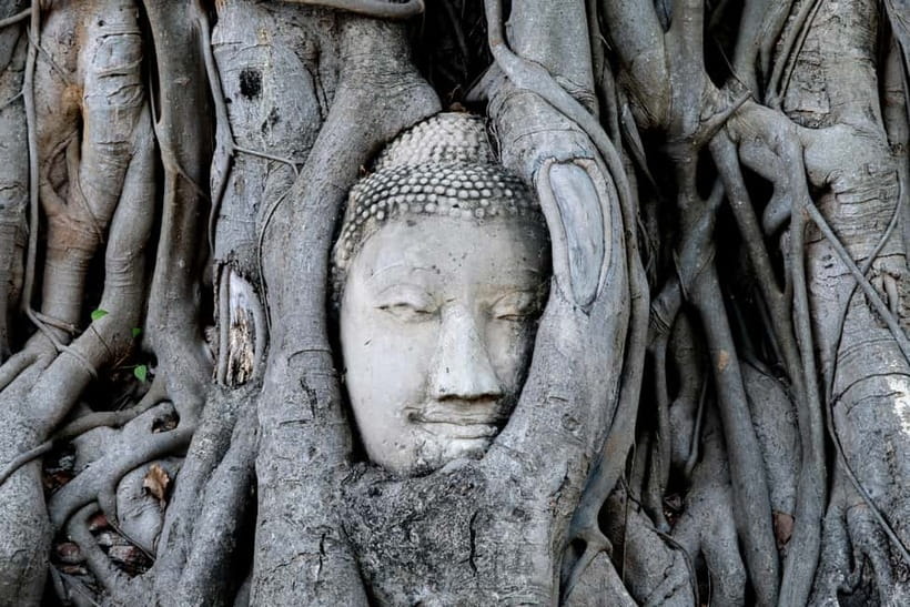 From Bangkok: Ayutthaya Heritage Tour with Sunset Boat Ride - Getting there smoothly: air-conditioned ride and pickup choices
