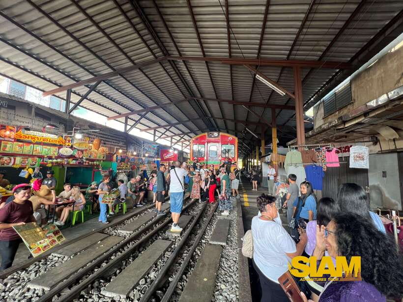 From Bangkok:Damnoen Floating Market and Railway Market Tour - Damnoen Saduak Floating Market: longtail transfer, snacks, and the paddle-boat choice