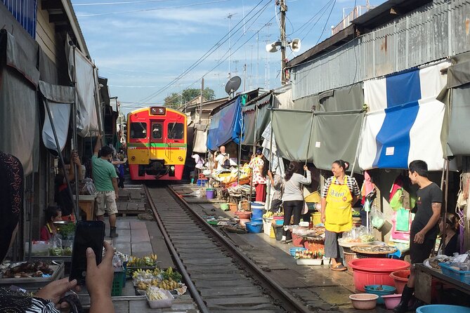 From Bangkok : Kanchanaburi Tour with Floating market Visit - Death Railway Museum, Krasae Buddha Cave, and the Train Ride