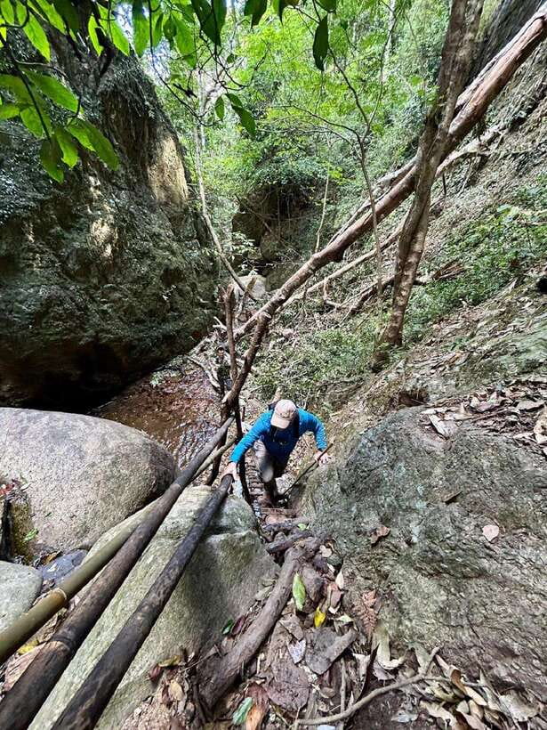 From Chiang Mai: Doi Saket Hiking Tour with Lunch - Waterfall Shower Time: Ladders, Climbing, and Cold Spray