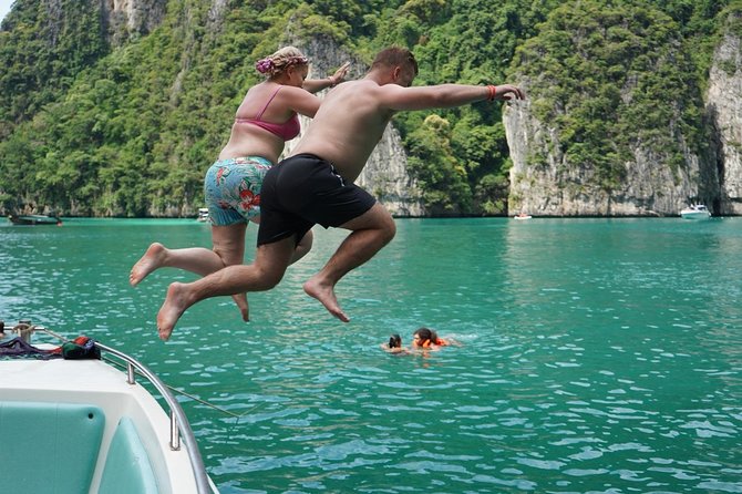 From Khao Lak : Phi Phi Islands Adventure Day Trip with Lunch - Viking Cave: short visit, story-driven stop