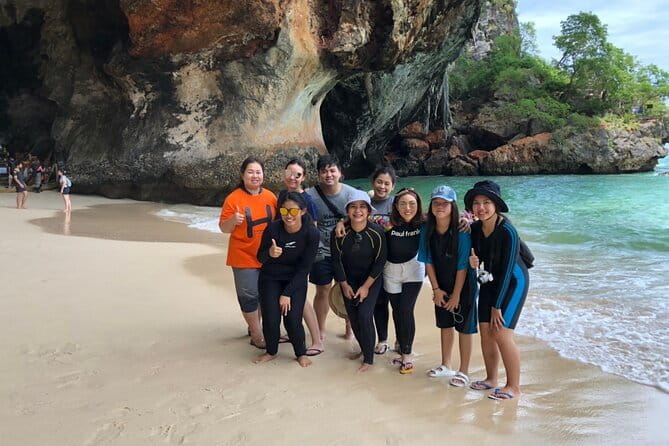 From Krabi - 4 Islands Speedboat Tour with Lunch & Snorkelling - Koh Poda Island: lunch box plus beach and snorkeling