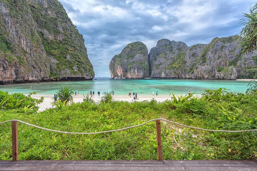 From Krabi: Maya Bay, Bamboo & Phi Phi Islands Day Tour - Monkey Beach: Powder Sand and Wild Mischief