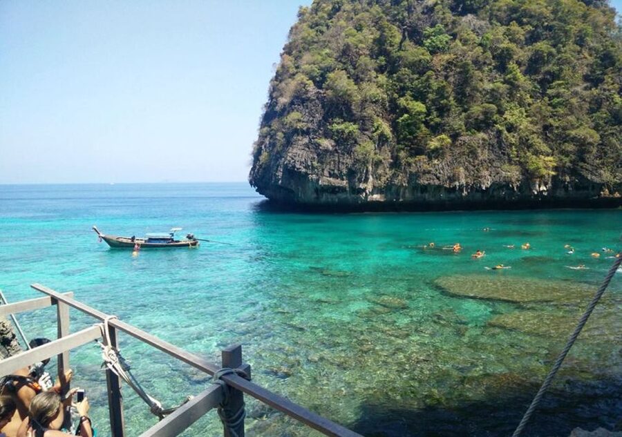 From Krabi: Phi Phi Island Full-Day Private Speed Boat Tour - Viking Cave: Birds’ Nests and a Quick, Iconic Cruising Stop