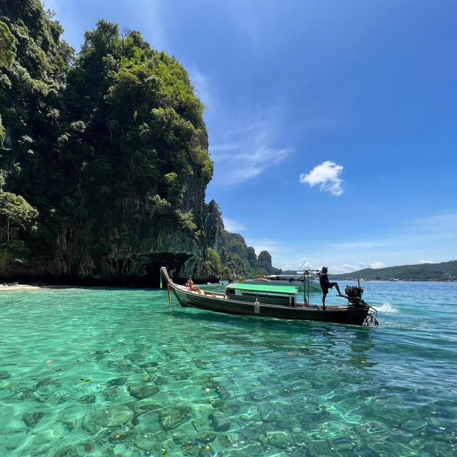 From Phi Phi: Half-Day Longtail Boat Tour with Snorkeling - Monkey Beach and Viking Cave: Two Stops With Different Energy