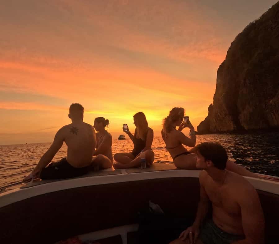 From Phi Phi Island: Maya Bay Sunset & Plankton by Speedboat - Speedboat Day Plan: Monkey Beach snorkeling, and the chance of blacktip reef sharks