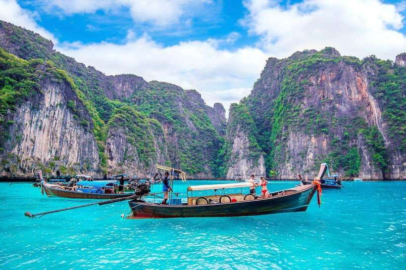 From Phi Phi islands: Phi Phi, Maya Area by longtail Boat - What you actually get on this half-day (and what you do not)