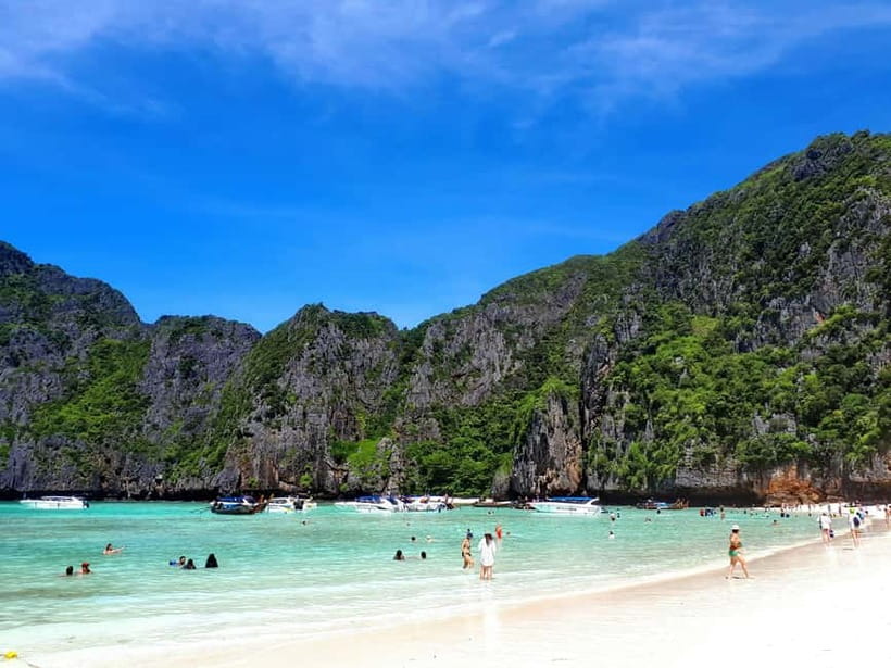 From Phi Phi: Maya Bay HalfDay Longtail Boat with Snorkeling - Late Departure Options: Sunset or Glowing Plankton Snorkeling